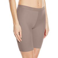 Vassarette Women's Invisibly Smooth Slip Short Panty 12385, Walnut, X-Large/8