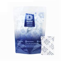 5 Gram Pack of 50 "Dry & Dry" Premium Pure & Safe Silica Gel Packets Desiccant Dehumidifiers - Rechargeable Paper(FDA Compliant)