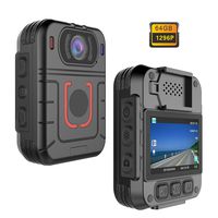 CammPro HD 1296P Police Body Camera, Infrared Night Vision Wearable Camera, Warning Lights and Alarm, Built-in 64GB Memory,Waterproof, Motion Detection, Loop Record for Law Enforcement, Security Guard