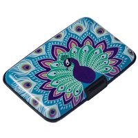 Elfish Mini RFID Aluminum Wallet Credit Cards Holder Metal ID Case for Men Women (Color 36)