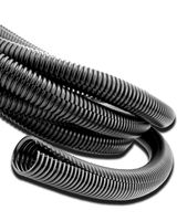 Cable Management Cord Cover 10 Ft x 3/8" Cable Protector Split Loom Tube Polyethylene Cord Protector Black Cable Sleeve Wire Management Cable Cover Wire Wrap Cord Sleeve Super-Deals-Shop