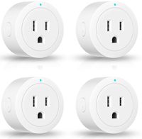 Smart plug Alexa ESICOO : Smart plug alexa, Smart Wifi Outlet, Smart plug, works with Alexa and Google Home, ETL Certified, Only Supports 2.4GHz Network, No Hub Required, Control from Anywhere