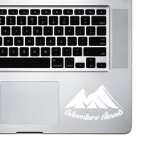 StickAny Palm Series Adventure Awaits Sticker for MacBook Pro, Chromebook, and Laptops (White)