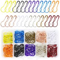 Oruuum 200 Pieces Safety Bulb Pins,Calabash Pin,Gourd Pins,Safety Pins with Craft Home Clothing Ornament,Arts Crafts Making DIY, Perfect Knitting Markers,10 Colors