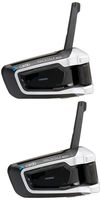 Cardo scala rider PACKTALK BOLD With Natural Voice Motorcycle Communication and Entertainment System, Connect 2 to 15 Riders (Dual Pack