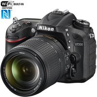 Nikon D7200 24.2 MP DX-Format Digital SLR Camera with 18-140mm VR Lens (Black)(Renewed)