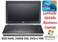 Dell Latitude E6430s 14-inch Business Laptop PC, Intel Core i5 Processor 2.7GHz, 8GB DDR3 RAM, 256GB SDD, Windows 7 Professional (Certified Refurbished)