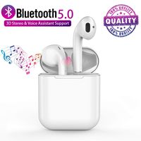 Wireless Earbuds Bluetooth 5.0 Bluetooth Headphones IPX5 Built-in Mic in-Ear Earphones with Deep Bass Sound with 650mAh Portable Charging Case Pop-ups Auto Pairing for Apple Airpods Android/iPhone