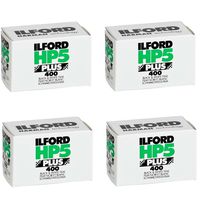Ilford 1574577 HP5 Plus, Black and White Print Film, 35 mm, ISO 400, 36 Exposures (Pack of 4)