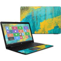 MightySkins Skin Compatible with HP 17t Laptop 17.3" (2017) - Acrylic Blue | Protective, Durable, and Unique Vinyl Decal wrap Cover | Easy to Apply, Remove, and Change Styles | Made in The USA