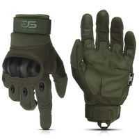 Glove Station The Combat Military Police Outdoor Sports Tactical Rubber Knuckle Gloves for Men