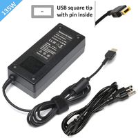 135W AC Adapter Fit for Lenovo Y40-70 Y50-70 Y50-80 Y50-70AS-ISE Y700-15ISK 720-15IKB Z710 ThinkPad T440P T470p T540p ADL135NDC3A Supply Cord