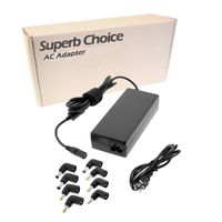 Superb Choice 90W Adapter Compatible with AC Laptop Charger Supports HP, Compaq, Dell, Acer, Toshiba, Gateway, IBM, Lenovo, Asus, Sony and Fujitsu Power Supply Adapter
