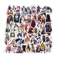 SosoJustgo2 73 Pcs My Hero Academia Anime Popular Sticker Decals Laptop Luggage Sticker Graffiti Sticker Waterproof Sticker Suitcase Car Bike Skateboard Guitar Sticker(Overlord 50PCS)