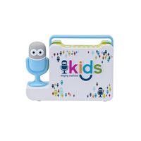Singing Machine Kids Portable Bluetooth Sing-Along Speaker with Mic Guy Wired Microphone (SMK480M)