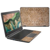 MightySkins Skin Compatible With Lenovo 300e Chromebook 11.6" (2018) - Carved | Protective, Durable, and Unique Vinyl Decal wrap cover | Easy To Apply, Remove, and Change Styles | Made in the USA