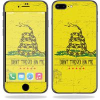 MightySkins Skin Compatible with Apple iPhone 8 Plus - Dont Tread | Protective, Durable, and Unique Vinyl Decal wrap Cover | Easy to Apply, Remove, and Change Styles | Made in The USA