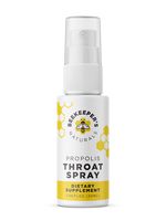 BEEKEEPER'S NATURALS Propolis Throat Spray - 95% Bee Propolis Extract - Natural Immune Support & Sore Throat Relief, Great for Cold & Flu Symptoms - Antioxidants, Keto, Paleo, Gluten-Free (1.06 oz)
