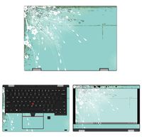 Decalrus - Protective Decal Floral Skin Sticker for Lenovo ThinkPad Yoga L390 (13.3" Screen) case Cover wrap LEtnkpdYg_L390-78