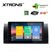 XTRONS Android 9.0 Car Stereo Radio GPS Navigation 9 Inch Touch Screen Slim Design in-Dash Multimedia Head Unit Supports Plug and Play WiFi Bluetooth 5.0 Backup Camera DVR OBD2 TPMS for BMW X5 E53