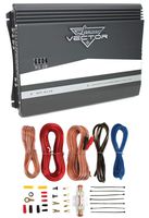 New Lanzar VCT4110 2000W 4-Channel Car Audio Amplifier Amp + 8 Gauge Amp Kit