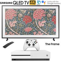 Samsung QN55LS03RA The Frame 3.0 55" LS03R QLED Smart 4K UHD TV (2019 Model) with Microsoft Xbox One S 1TB Console