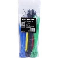 Cartman 250 Pack 4/6/8/10/12 Inch Self-Locking Nylon Cable Ties Zip Ties Plastic Straps Multicolor