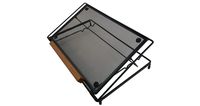 Posidesk POSI211LPBK Adjustable Folding Laptop Stand 3 Angle Positions Mesh Back Heat Ventilation