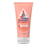 Johnson's Curl Defining Tear-Free Kids' Leave-in Conditioner with Shea Butter, Paraben-, Sulfate- & Dye-Free Formula, Hypoallergenic & Gentle for Toddlers' Hair, 6.8 fl. oz