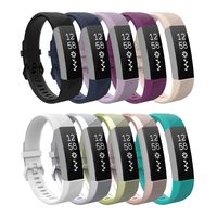 TiMOVO Band Compatible for Fitbit Alta HR, [10-Pack] Soft Silicone Adjustable Replacement Band Fit Fitbit Alta/Alta HR/Ace for Kids, Large Size - Multi Color