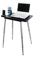 Tabletote Plus Black Portable Compact Lightweight Adjustable Height Laptop Notebook Computer Stand