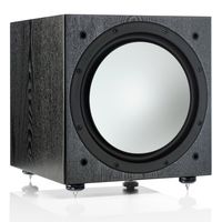 Monitor Audio - Silver Series - W-12 - Powered Subwoofer - Black Oak