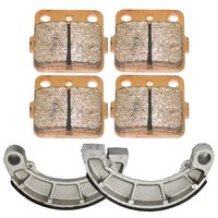 Front and Rear Brake Pads Shoes for Honda Rancher 420 TRX420 2007-2015