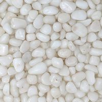 Midwest Hearth Natural Decorative Polished White Pebbles 3/8" Gravel Size (2-lb Bag)