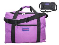 Boardingblue Under Seat 18" Duffel Bag Personal Item Underseat for Spirit, AA, Frontier Airlines (Purple)