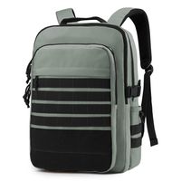 WindTook Laptop Backpack for Women and Men Molle Travel Computer Bag School College Daypack Suits 15.6 Inch Notebook WT6300 Gray