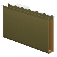 Pendaflex Ready-Tab Extra Capacity Reinforced Hanging File Folders, Legal Size, Standard Green, 6 Tab, 20/BX (42703)