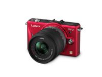 Panasonic Lumix DMC-GF2 12 MP Micro Four-Thirds Mirrorless Digital Camera with 3.0-Inch Touch-Screen LCD and 14-42mm Lens (Red)