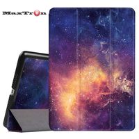 MaxTron Smart Slim Lightweight Case for Apple iPad Mini 1 2 3 (NOT for iPad Mini 4), Smart Cover with Trifold Stand Auto Sleep/Wake - Galaxy