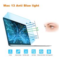 FORITO Eye Protection Blue Light Blocking & Anti Glare Screen Protector Compatible 2016 2017 2018 2019 Apple MacBook Pro 13" A2159 A1706 A1708 A1989 /2018 Newest MacBook Air 13 Touch ID Version A1932