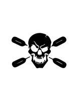 Paddle Skull/Decal is WHITE unless otherwise specified