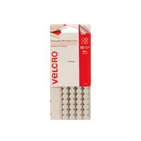 VELCRO Brand - Thin Clear Fasteners | General Purpose/ Low Profile | Perfect for Home or Office | 3/8" Circles , 56-Count - Clear