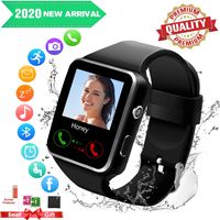 Smart Watch,Smartwatch for Android Phones, Smart Watches Touchscreen with Camera Bluetooth Watch Phone with SIM Card Slot Watch Cell Phone Compatible Android Samsung iOS Phone XS X 8 10 11 Men Women