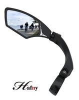 Hafny New Handlebar Bike Mirror, HD,Blast-Resistant, Glass Lens, HF-MR095 (Left)