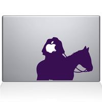 The Decal Guru Headless Horseman MacBook Decal Vinyl Sticker - 15" MacBook Pro (2015 & Older) - Lavender (1080-MAC-15P-LAV)