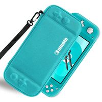 Munto Slim Carrying Case for Nintendo Switch Lite, Portable Hard Shell Protective Storage Pouch with 8 Game Cartridges Blue