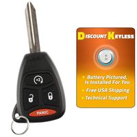 Discount Keyless Replacement Uncut Car Remote Ignition Transponder Key Fob For Wrangler Compass Ram Durango Dakota Nitro KOBDT04A