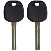 qualitykeylessplus Two Replacement Transponder Chip Keys KK9PT for Kia Vehicles with Free KEYTAG
