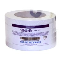 Bel-Art Write-On White Label Tape; 60yd Length, ¹/₂ in. Width, 3 in. Core (Pack of 6) (F13490-0050)