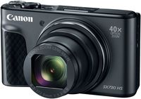 Canon PowerShot SX730 Digital Camera w/40x Optical Zoom & 3 Inch Tilt LCD - Wi-Fi, NFC, Bluetooth Enabled (Black) (Renewed)